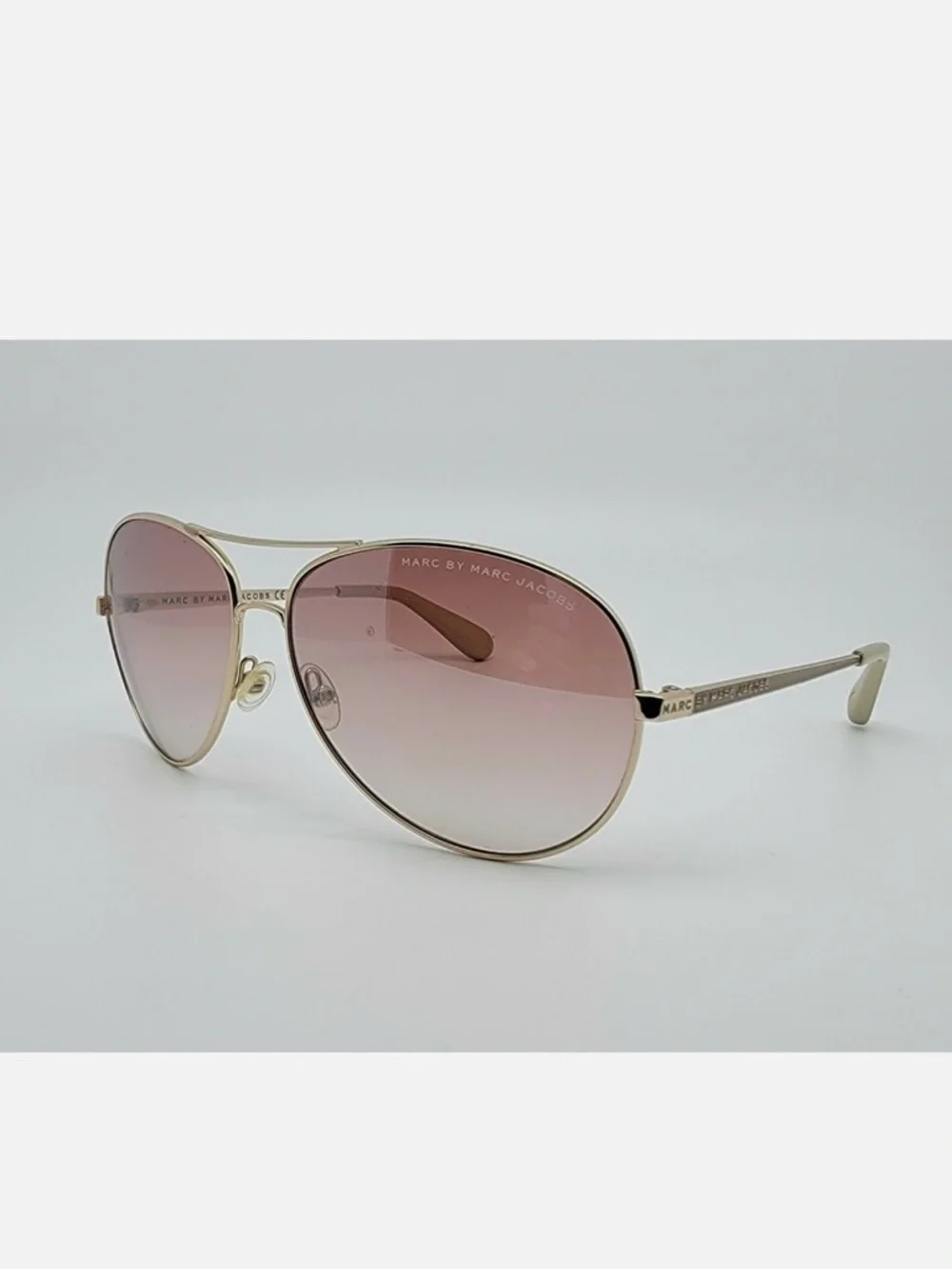 Marc by Marc Jacobs MMJ184/S J5GNO Gold Frame Brown Lens Aviator Sunglasses 60mm